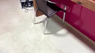 Skinny Brazilian teen slut gets monster cock in tight ass outdoors POV