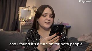 Behind The Scenes: Curvy Bbw Milf Pegs Neighbor And Swallows His Load