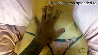 Step-mom craves this hard black cock bareback, ends with huge creampie she loves!