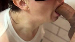 dickflash bathroom adventure deepthroats monster cock part 1??