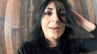 Tall goddess milf shakes huge ass in stockings asking how hard your cock throbs