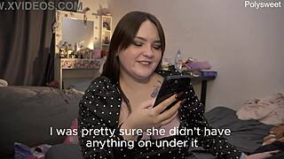 Behind The Scenes: Curvy Bbw Milf Pegs Neighbor And Swallows His Load
