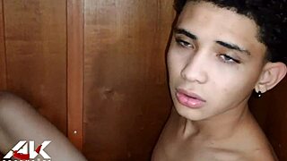 stepson hides in closet spying hot milf mom