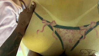 Step-mom craves this hard black cock bareback, ends with huge creampie she loves!
