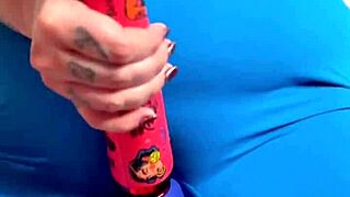 Post-Workout BBW Drips Cum from Juicy Pussy!