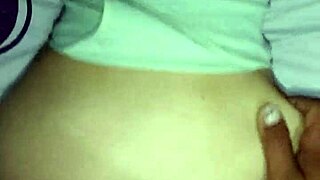 My lover pins me down in the motel for intense cowgirl riding and doggystyle creampie