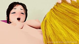 giantess eskozs towers huge and tall over tiny playthings!!