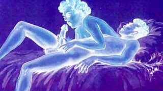 vintage erotic drawings showcase hairy beavers and retro pussy art