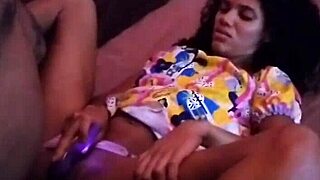 skinny latina teen slut bends over for anal and doggystyle assfucking pounding