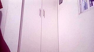 stepdaughter cleans house flashing big tits and wet pussy for horny stepdad arrival