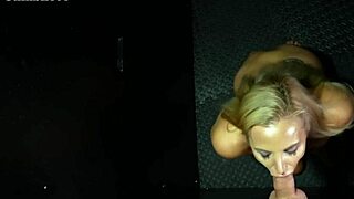 Nine cumshots swallowed by huge sophia at gloryhole
