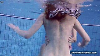 hey girls, wanna strip bikinis and get naked in the pool together?