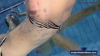 hey girls, wanna strip bikinis and get naked in the pool together?
