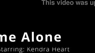 kendra heart moans hard home alone jamming vibrator deep for orgasm