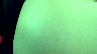 busty teen's backseat pounding thrills her