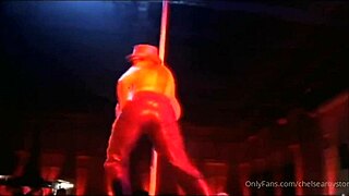 BUSTIEST STRIPPER Ever RIPS Clothes HUGE TITS!