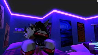 demon pounds shark girl in frantic roblox quickie sex