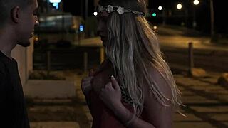 Stranded Amateur Teen Gets ROUGHLY FUCKED OUTDOORS After Pickup!