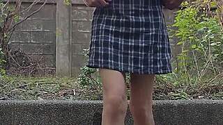 i love being shemale ting xuan peeing outdoors in public places compilation feels so naughty