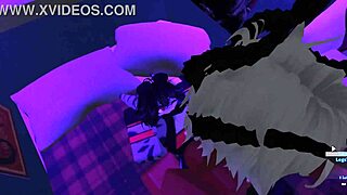 demon pounds shark girl in frantic roblox quickie sex