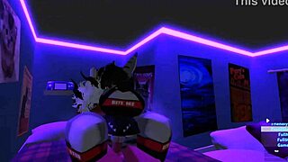 demon pounds shark girl in frantic roblox quickie sex