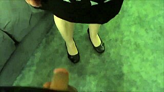 real wife dresses up for intense homemade roleplay fucking.