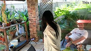 Stepsis, let's masturbate together outdoors with skirts up and cocks out!