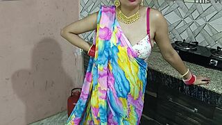 Indian bhabhi fucked hard by devar first time in kitchen with dirty hindi talk!
