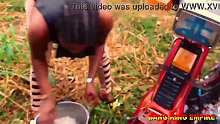 damn, african wife fuck queen rides her big dick ex-boyfriend raw in the ghetto