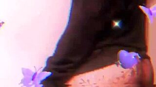 ladyboy crossdresser dances seductively to lofi beats all night