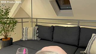 Emily belle solo strips rips clothes dildo anal spit play deepthroat messy facial cum eating