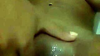 damn, this black latina teen is stroking hard in the bathtub