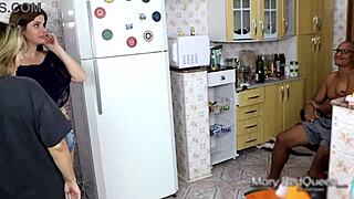 called my friend to clean but she fucked my husband instead