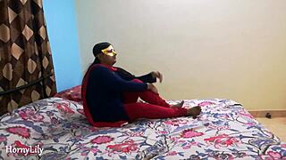 Indian Milf Bhabhi Closeup Blowjob Mouth Fuck Rough Cum Swallow Pov Horny