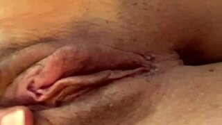god i'm so horny... this brunette tattooed slut plugs her ass with dildo til orgasm squirts!!