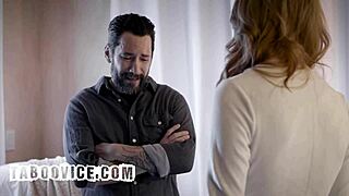 hey widowed stepdad why not fuck your stepsons redhead girlfriend rough?