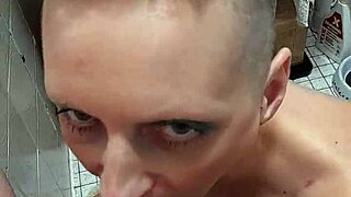 Craving Sandra's sloppy German MILF suck?