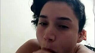 Gabbie Luna Deepthroats Monster Cock Swallows Cumshot Dreams!