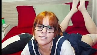 innocent redhead brazilian dances sexy, panties tease big ass fetish