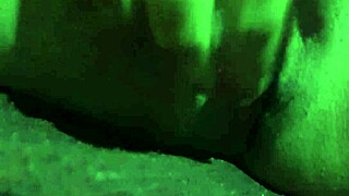 Masturbating Intensely With Object In Hand