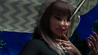 Milf girlfriend slurps monster cock outdoors public riding cowgirl cum in mouth swallow whore