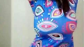 my heart races dancing cam for boyfriend huge tits bouncing food spit kisses everywhere