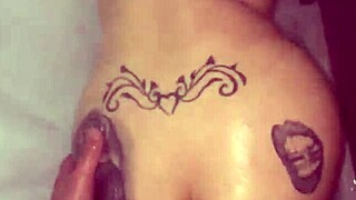 that argentinian latina with big natural tits gets fucked hard in the shower