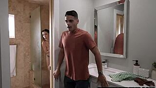 stepmom venus valencia fucks stepson in secret with monster cock!