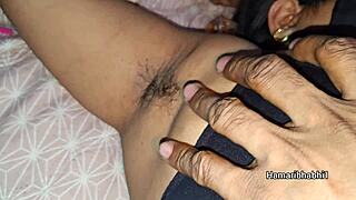 amateur indian wife joins friend for hot homemade ffm threesome sex