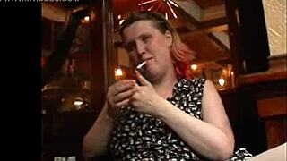 Chubby British Milf Casey Fingers Her Flashing Snatch Outdoor with Dildo Tease