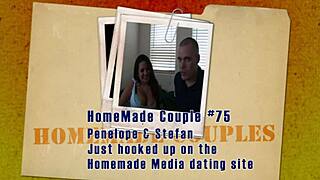 penelope piper GETS BENT OVER by boyfriend for DOGGYSTYLE then RIDES cowgirl to creampie in homemade vid