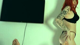 Seductive Redhead Milf Lingerie Begs for Rough Cock Pounding