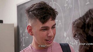 you seduced me student now fuck teacher's tight ass deep