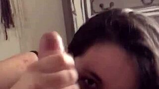 Ebony slut craves big black cock facial cumshot